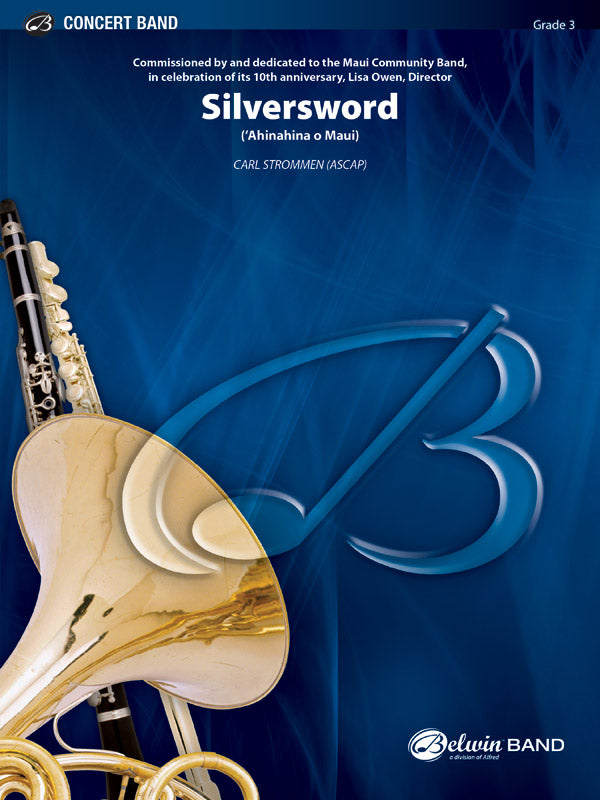 Silversword: B-flat Bass Clarinet Sheet Music Preview