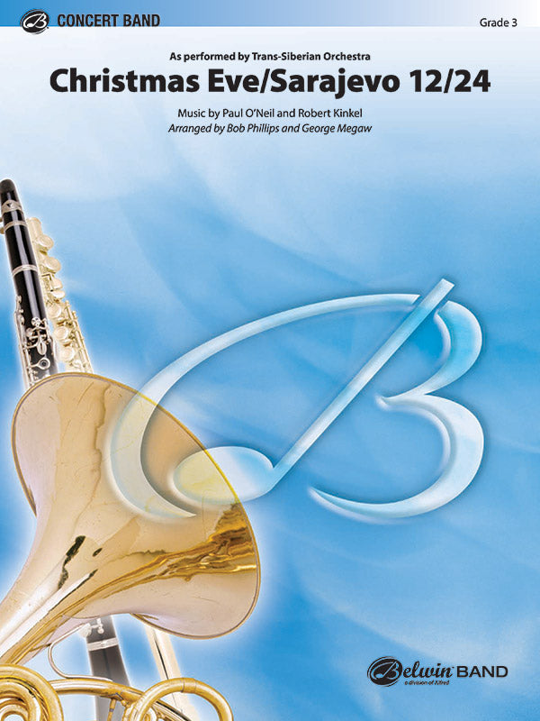 Christmas Eve/Sarajevo 12/24: Concert Band Conductor Score | Paul
