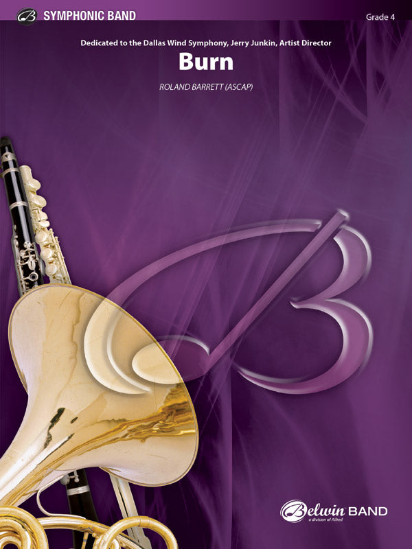 Burn: 1st B-flat Clarinet Sheet Music Preview