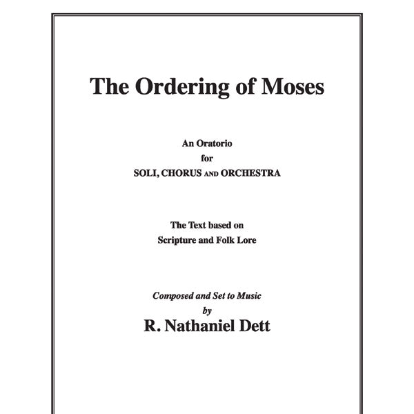 The Ordering of Moses Cover Image