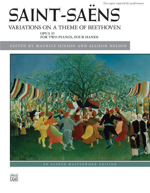 Saint-Saëns: Variations on a Theme of Beethoven, Opus 35 Cover Image