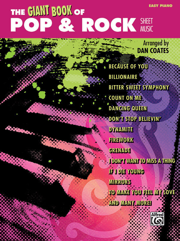 The Giant Book of Pop & Rock Sheet Music Cover Image