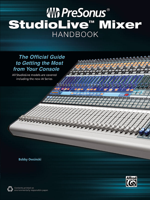 PreSonus® StudioLive™ Mixer Handbook Cover Image