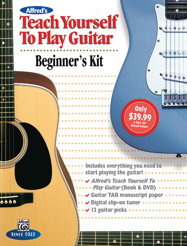 Alfred's Teach Yourself to Play Guitar: Beginner's Kit Cover Image