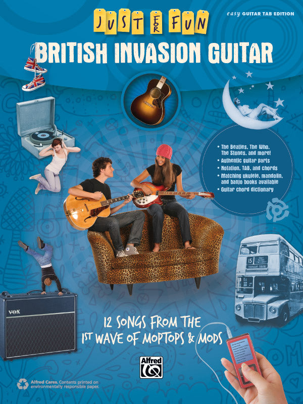 Just for Fun: British Invasion Guitar Cover Image