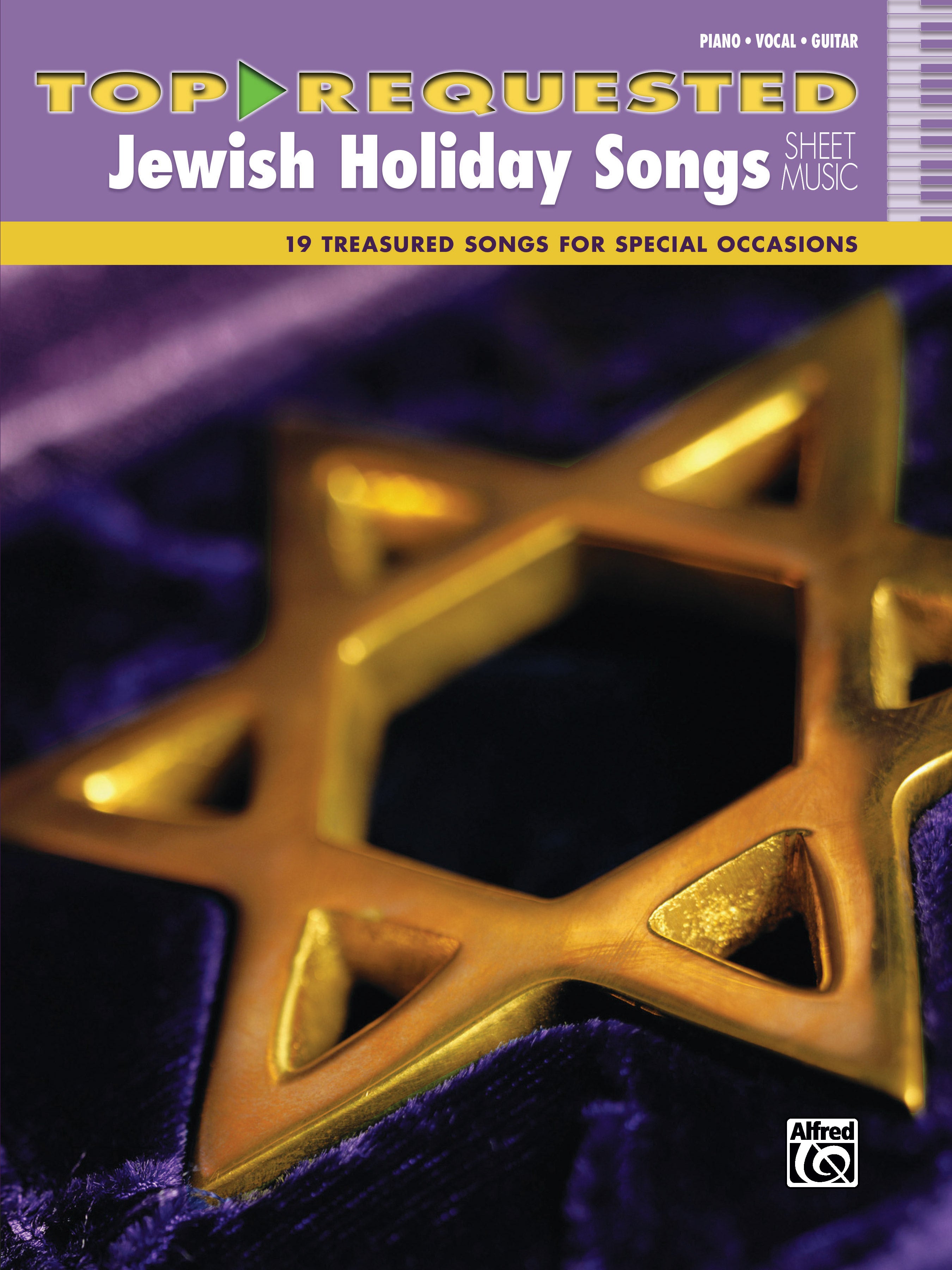 Top-Requested Jewish Holiday Songs Sheet Music Cover Image