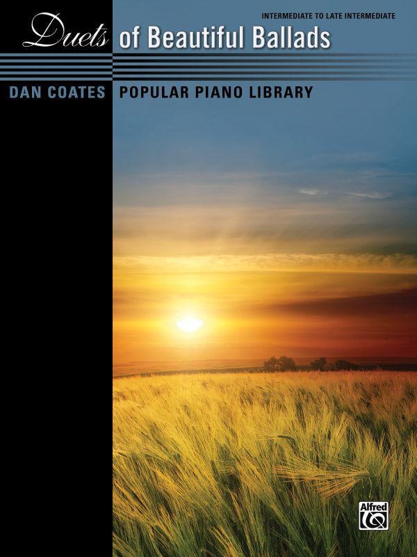Dan Coates Popular Piano Library: Duets of Beautiful Ballads Cover Image