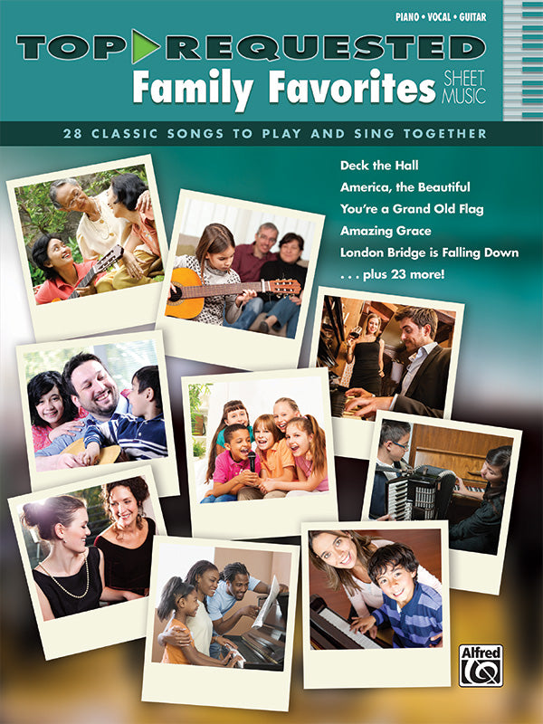 Top-Requested Family Favorites Sheet Music Cover Image