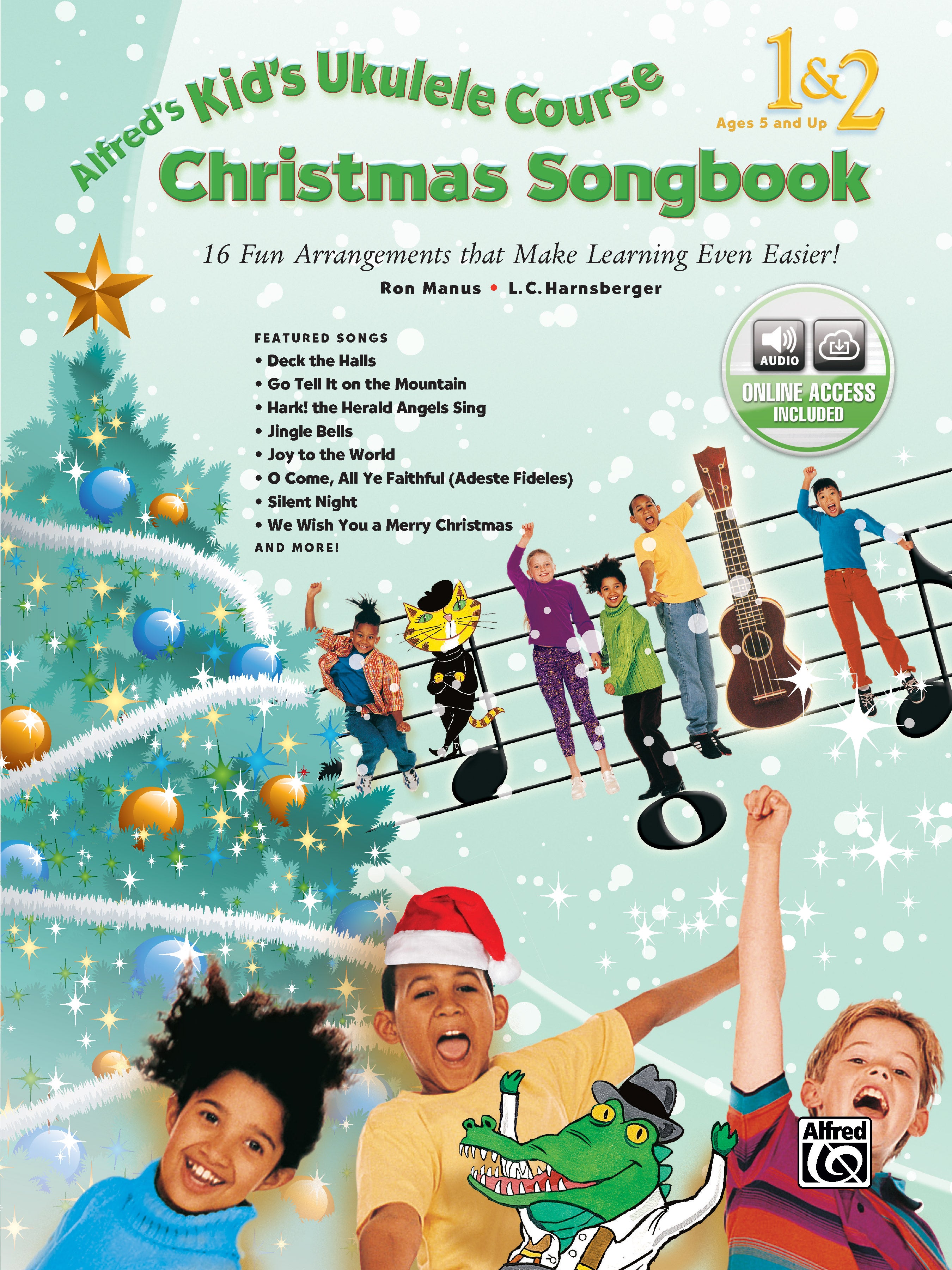 Alfred's Kid's Ukulele Course Christmas Songbook 1 & 2 Cover Image