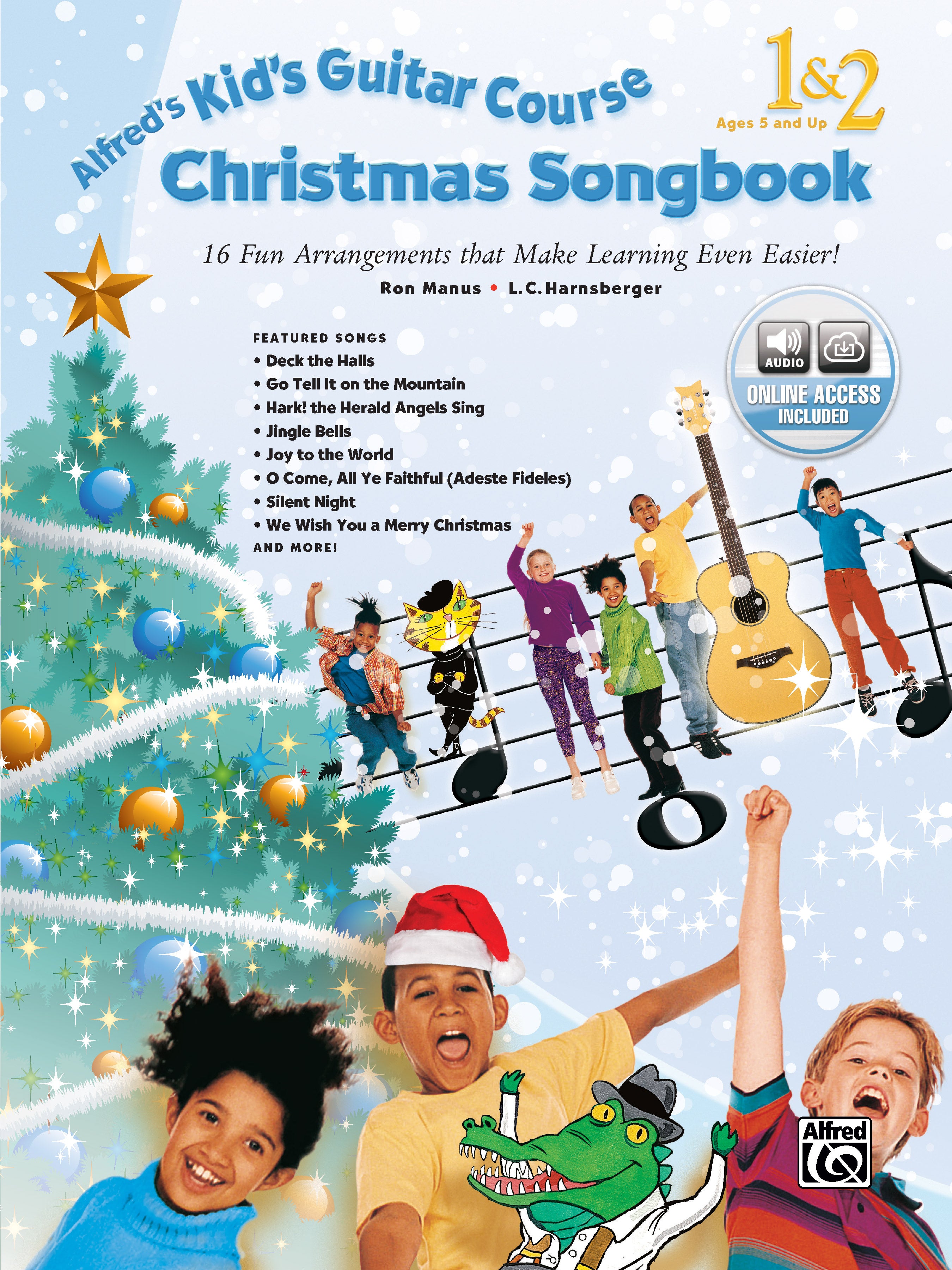 Alfred's Kid's Guitar Course Christmas Songbook 1 & 2: 15 Fun Arrangements That Make Learning Even Easier! Sheet Music Preview
