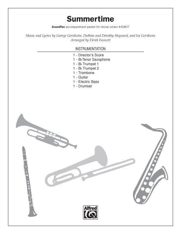 Summertime: Trumpet 1 Sheet Music Preview