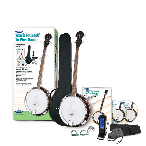 Alfred's Teach Yourself to Play Banjo, Complete Pack Cover Image