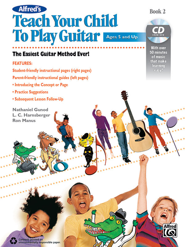 Alfred's Teach Your Child to Play Guitar, Book 2 Cover Image