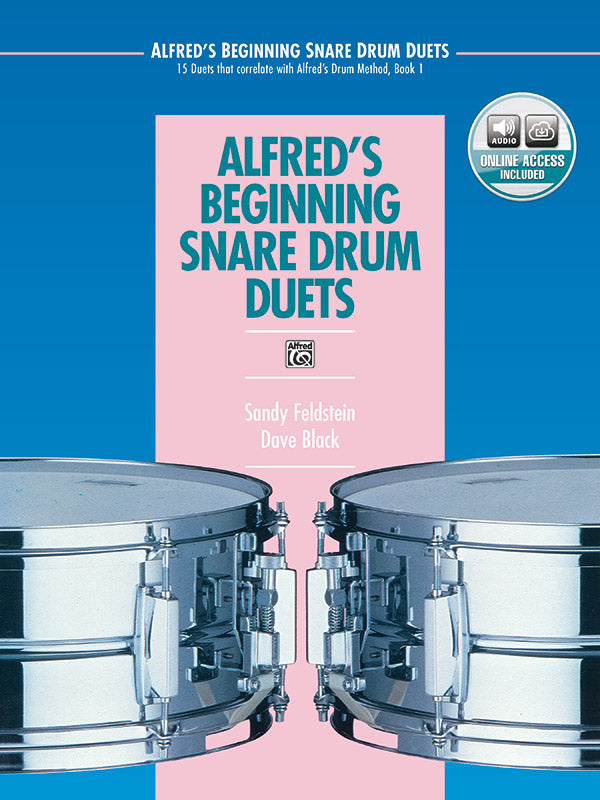 Alfred's Beginning Snare Drum Duets: 15 Duets That Correlate with Alfred's Drum Method, Book 1 Sheet Music Preview