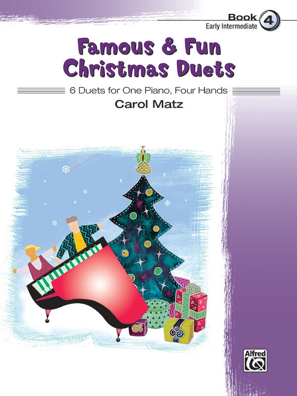 Famous & Fun Christmas Duets, Book 4 Cover Image