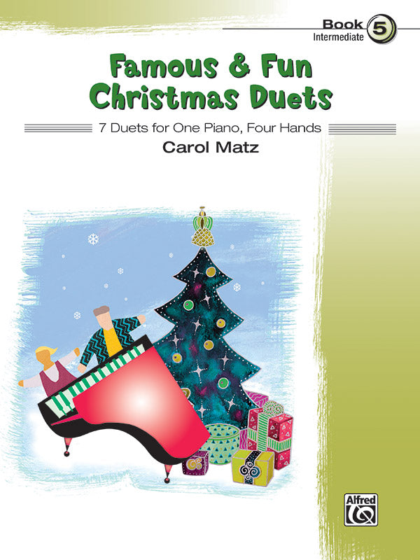 Famous & Fun Christmas Duets, Book 5 Cover Image