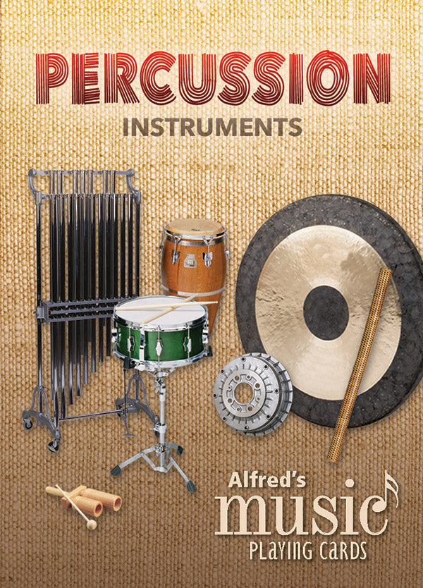 Alfred's Music Playing Cards: Percussion Instruments Cover Image