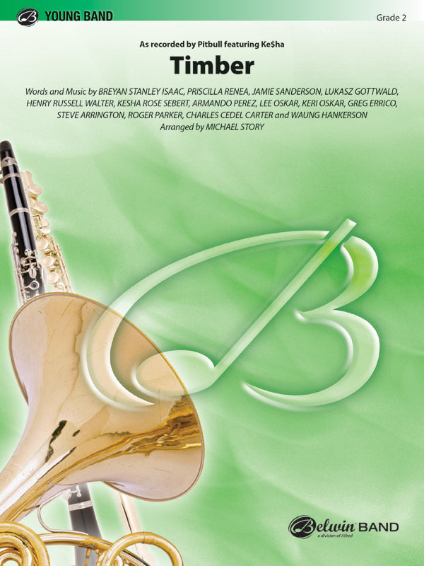 Timber Sheet Music Preview