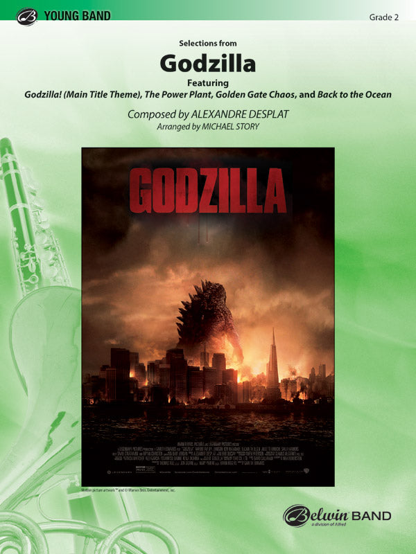 Godzilla, Selections from: Score Sheet Music Preview