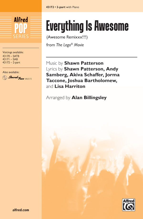 Everything is Awesome Sheet Music Preview