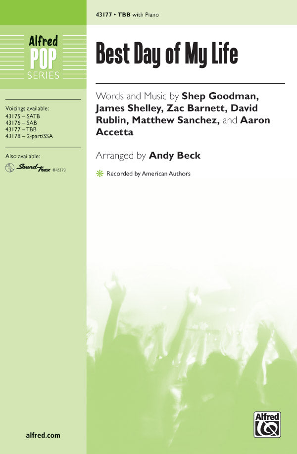 Best Day of My Life Sheet Music Preview