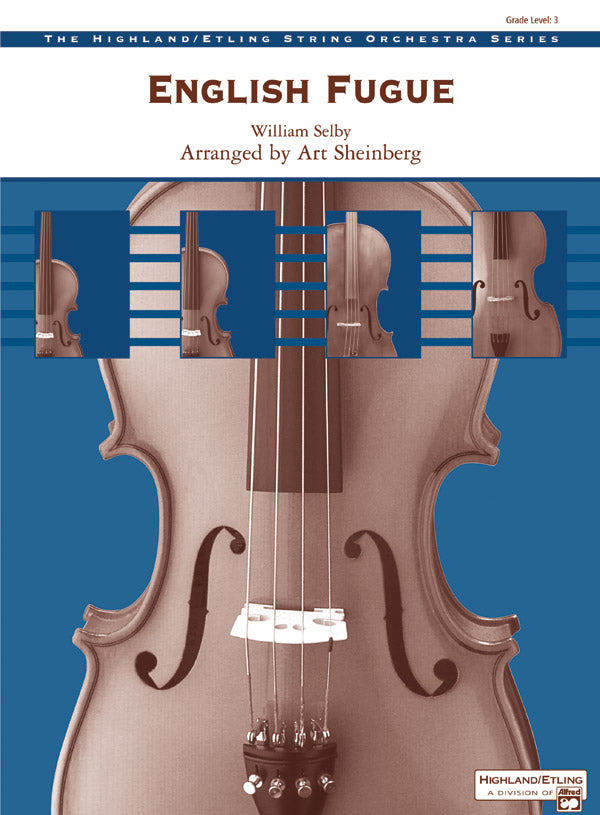 English Fugue: 2nd Violin Sheet Music Preview