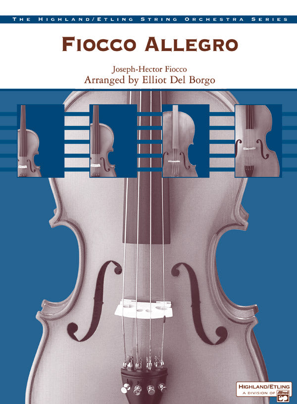 Fiocco Allegro: 1st Violin Sheet Music Preview