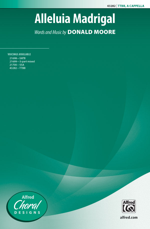 Alleluia Madrigal Sheet Music Preview