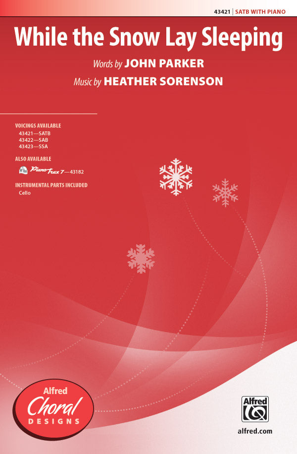 While the Snow Lay Sleeping Sheet Music Preview