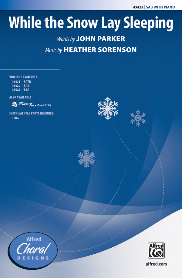 While the Snow Lay Sleeping Sheet Music Preview