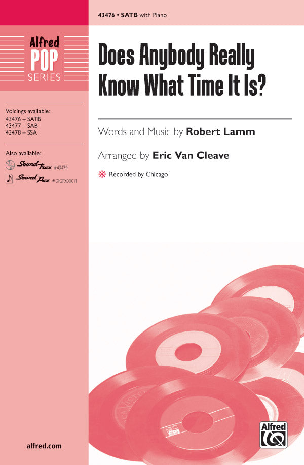 Does Anybody Really Know What Time It Is? Sheet Music Preview