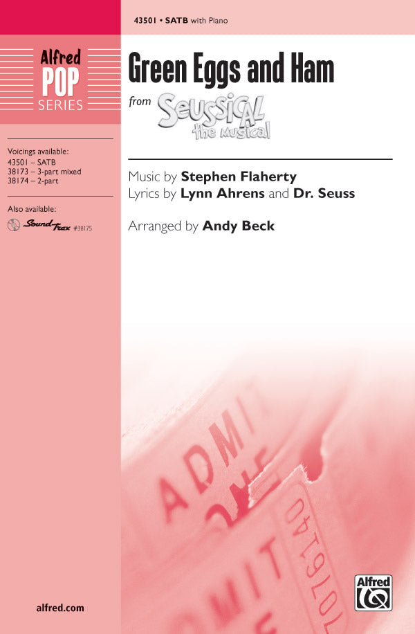 Green Eggs and Ham (from <i>Seussical the Musical</i>) Sheet Music Preview