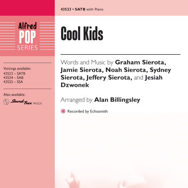 Cool Kids Sheet Music Preview