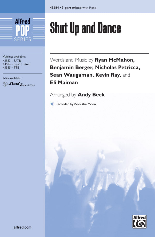 Shut Up and Dance Sheet Music Preview
