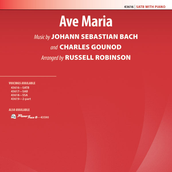 Ave Maria Sheet Music Preview
