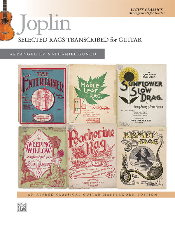 Joplin: Selected Rags Transcribed for Guitar Cover Image