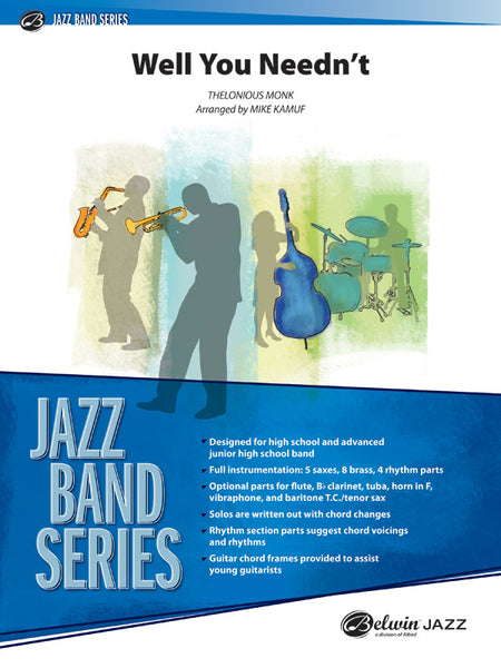 Well You Needn't: Jazz Ensemble Conductor Score & Parts