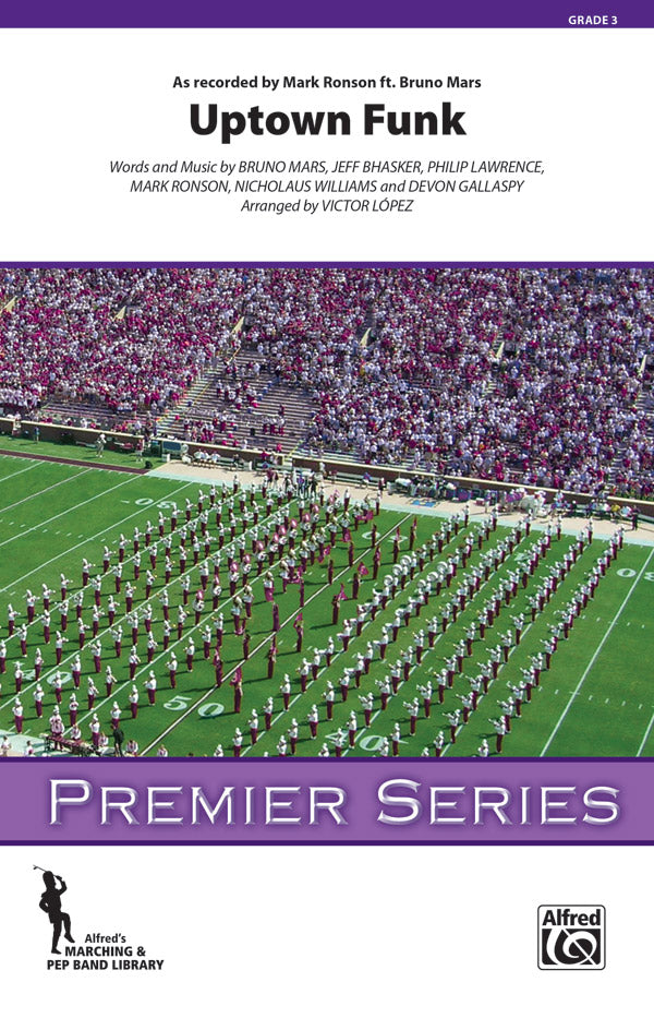 Uptown Funk: Tonal Bass Drum Sheet Music Preview