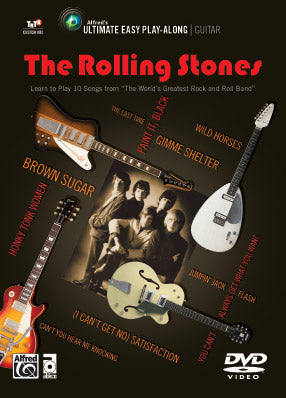 Ultimate Easy Guitar Play-Along: The Rolling Stones Cover Image