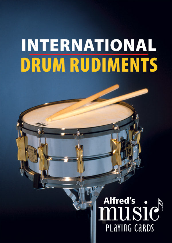 Alfred's Music Playing Cards: International Drum Rudiments Cover Image