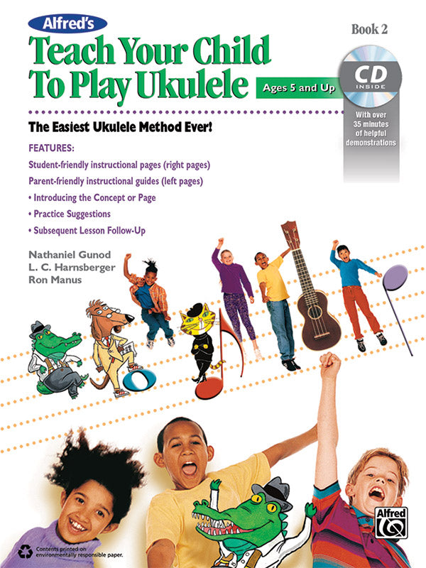 Alfred's Teach Your Child to Play Ukulele, Book 2 Cover Image