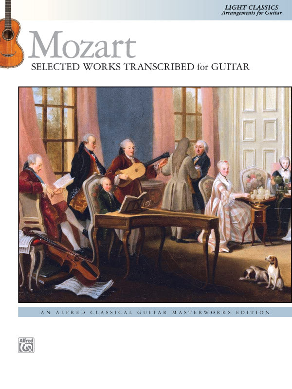 Mozart: Selected Works Transcribed for Guitar Cover Image