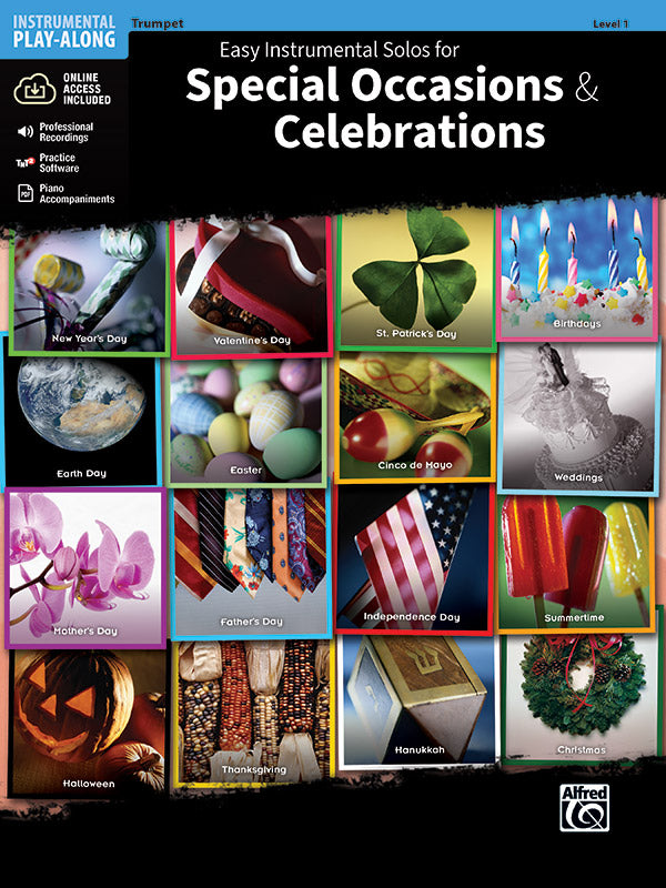 Easy Instrumental Solos for Special Occasions & Celebrations Cover Image