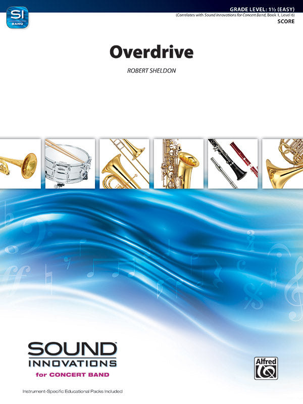 Overdrive: 1st B-flat Trumpet Sheet Music Preview