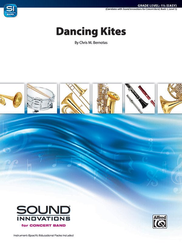 Dancing Kites: Bass Clef Educational Pack Sheet Music Preview