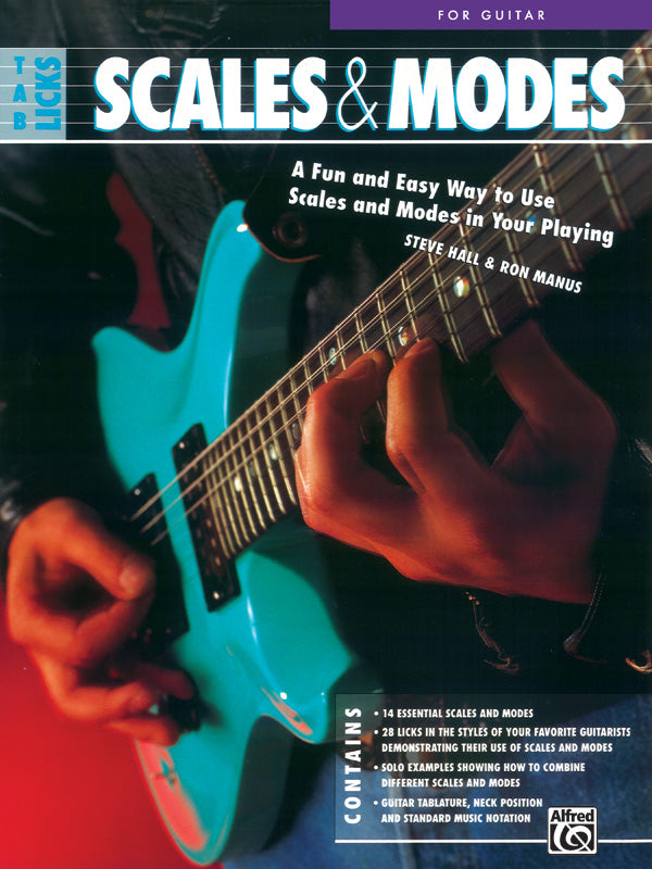 TAB Licks: Scales & Modes for Guitar Cover Image