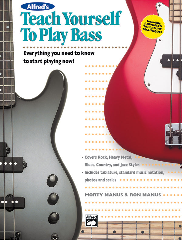 Alfred's Teach Yourself to Play Bass: Everything You Need to Know to Start Playing Now! Sheet Music Preview