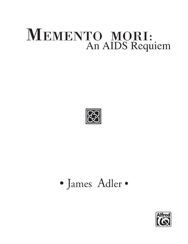 Memento Mori: An AIDS Requiem Cover Image