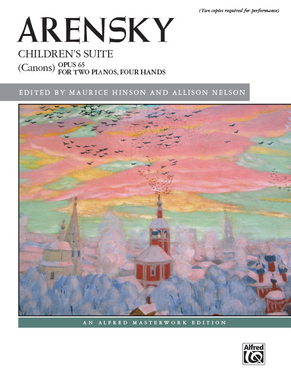 Arensky: Children's Suite (Canons), Opus 65 - Piano Duo (2 Pianos, 4 Hands) Sheet Music Preview