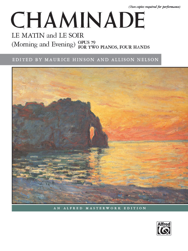 Chaminade: Le matin and Le soir (Morning and Evening), Opus 79 - Piano Duo (2 Pianos, 4 Hands) Sheet Music Preview